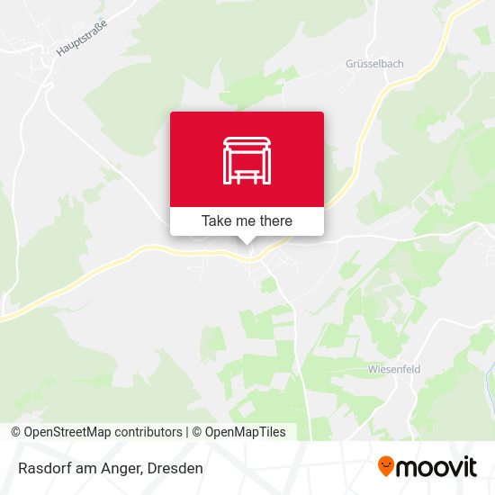 Карта Rasdorf am Anger