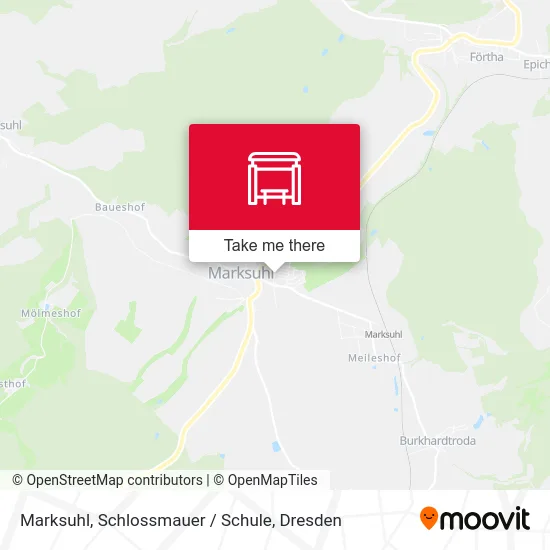 Карта Marksuhl, Schlossmauer / Schule