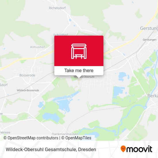 Карта Wildeck-Obersuhl Gesamtschule