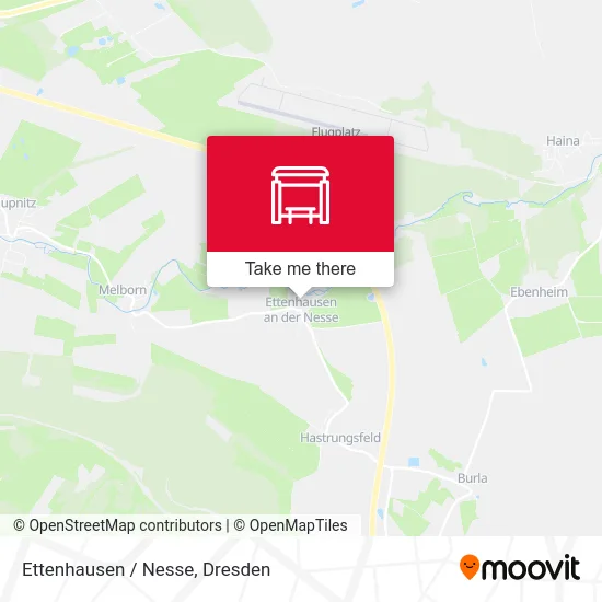 Карта Ettenhausen / Nesse