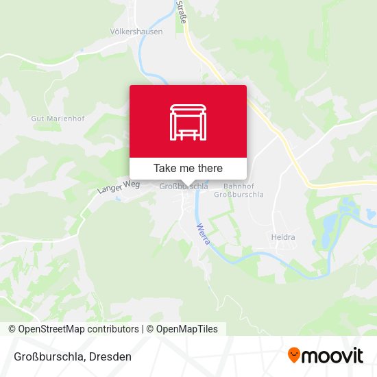 Карта Großburschla