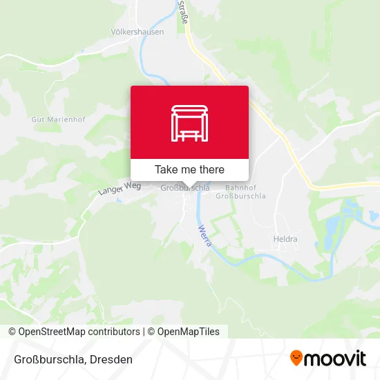 Карта Großburschla