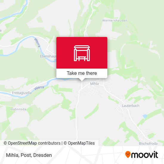 Карта Mihla, Post