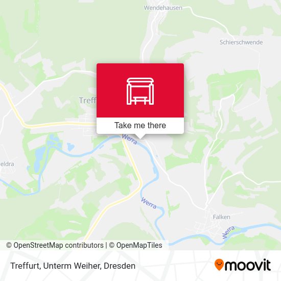 Карта Treffurt, Unterm Weiher