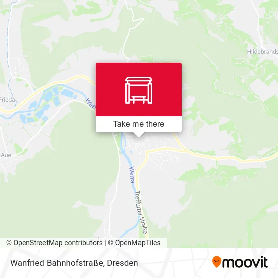 Карта Wanfried Bahnhofstraße