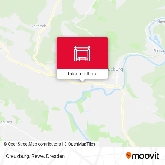 Карта Creuzburg, Rewe
