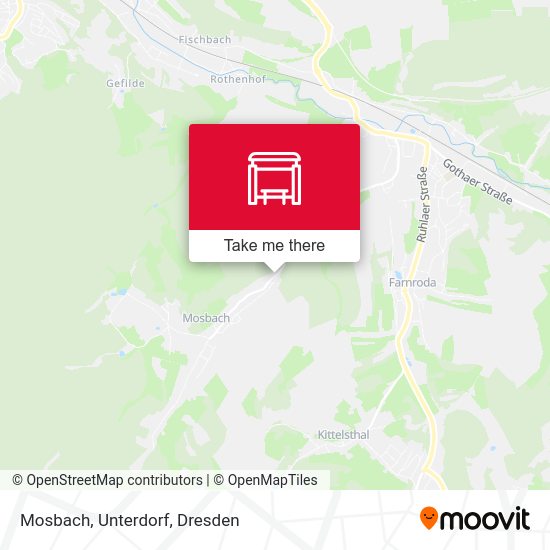 Карта Mosbach, Unterdorf