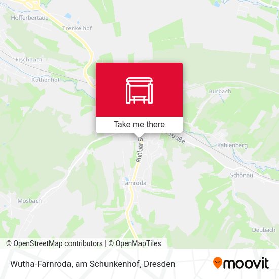 Карта Wutha-Farnroda, am Schunkenhof