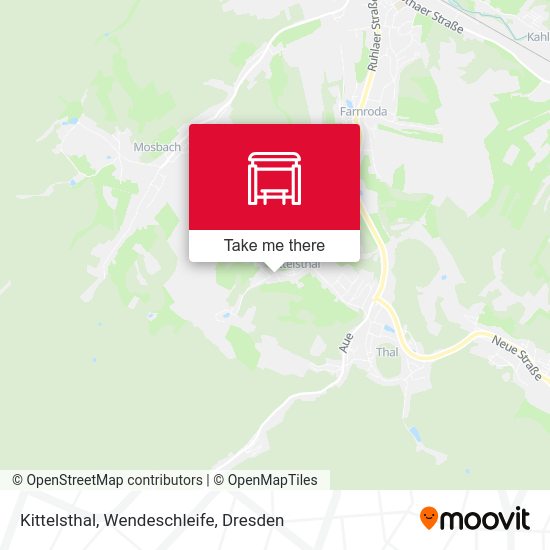 Карта Kittelsthal, Wendeschleife