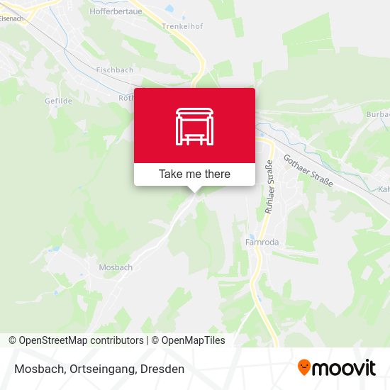 Карта Mosbach, Ortseingang