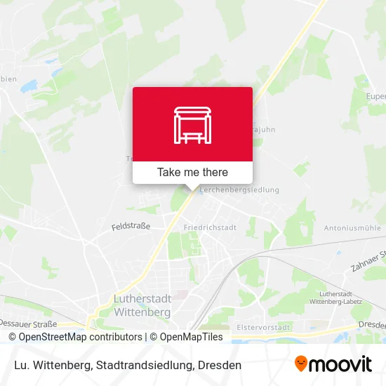 Карта Lu. Wittenberg, Stadtrandsiedlung