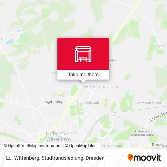 Карта Lu. Wittenberg, Stadtrandsiedlung