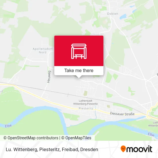 Карта Lu. Wittenberg, Piesteritz, Freibad