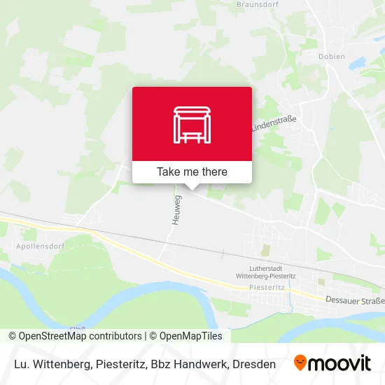 Карта Lu. Wittenberg, Piesteritz, Bbz Handwerk