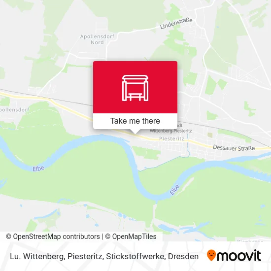 Карта Lu. Wittenberg, Piesteritz, Stickstoffwerke