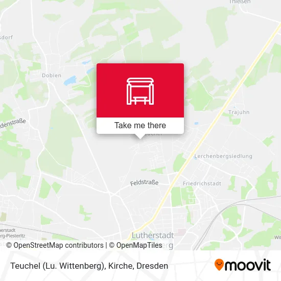 Карта Teuchel (Lu. Wittenberg), Kirche