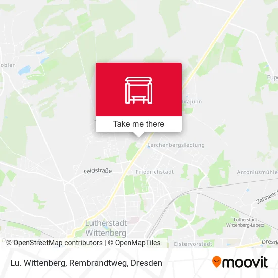 Карта Lu. Wittenberg, Rembrandtweg