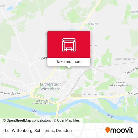 Карта Lu. Wittenberg, Schillerstr.