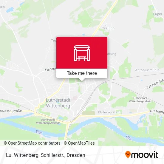 Карта Lu. Wittenberg, Schillerstr.