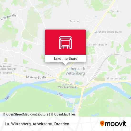 Карта Lu. Wittenberg, Arbeitsamt