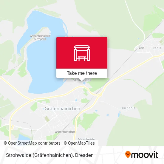 Карта Strohwalde (Gräfenhainichen)