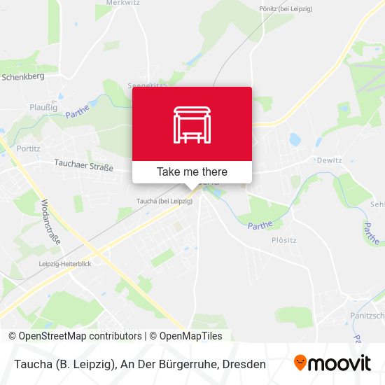 Карта Taucha (B. Leipzig), An Der Bürgerruhe