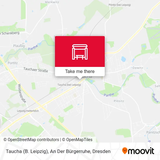 Карта Taucha (B. Leipzig), An Der Bürgerruhe