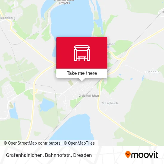 Карта Gräfenhainichen, Bahnhofstr.