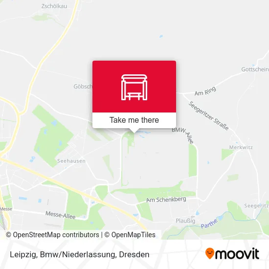 Карта Leipzig, Bmw/Niederlassung