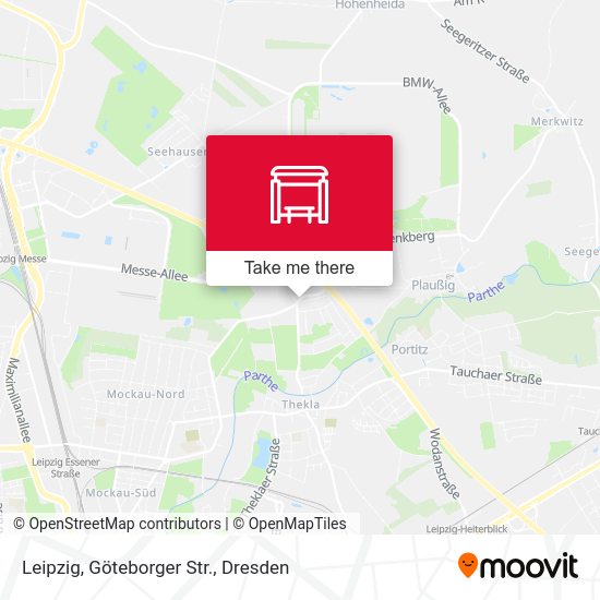 Карта Leipzig, Göteborger Str.