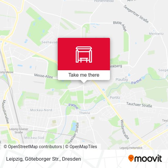 Карта Leipzig, Göteborger Str.