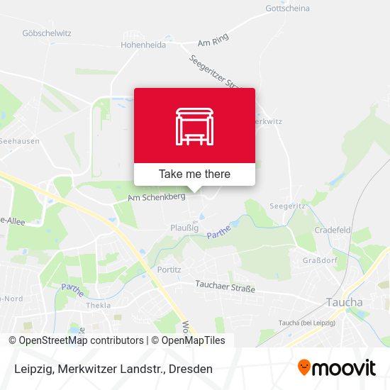 Карта Leipzig, Merkwitzer Landstr.