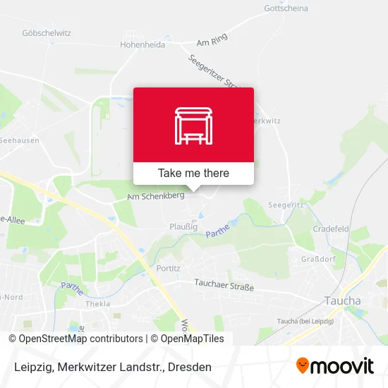 Карта Leipzig, Merkwitzer Landstr.