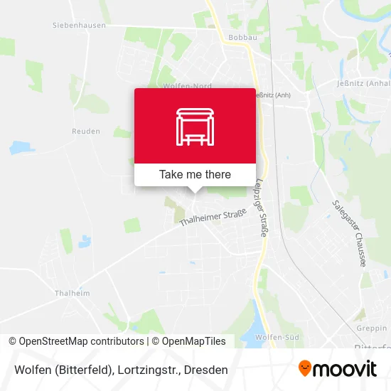 Карта Wolfen (Bitterfeld), Lortzingstr.
