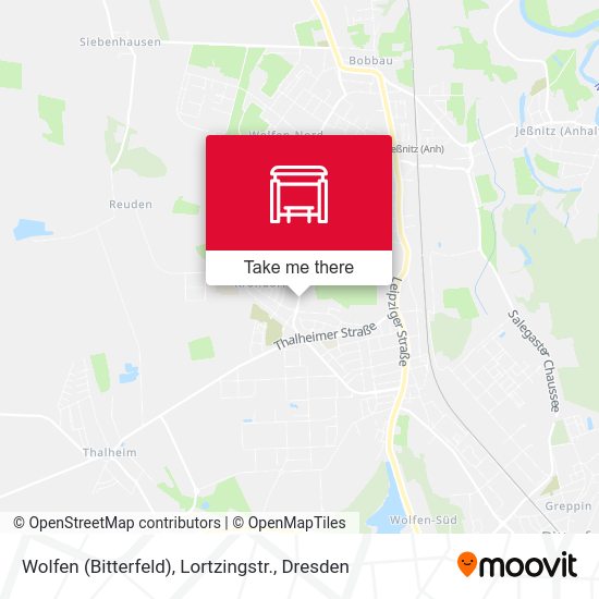 Карта Wolfen (Bitterfeld), Lortzingstr.