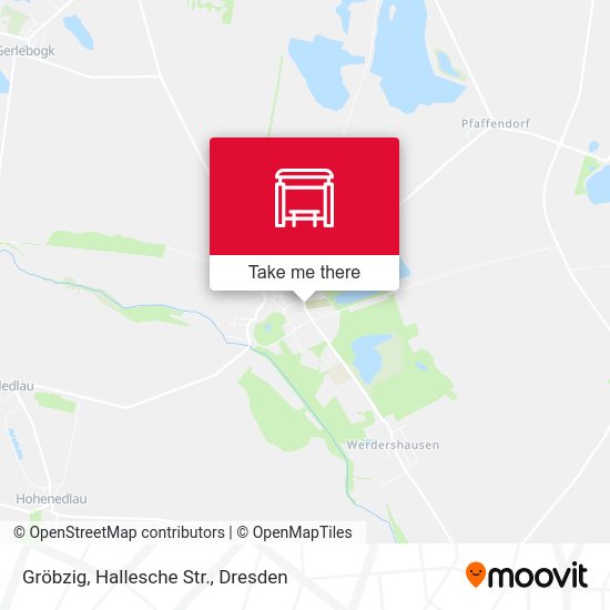 Карта Gröbzig, Hallesche Str.