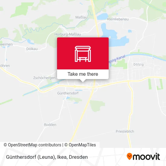 Карта Günthersdorf (Leuna), Ikea