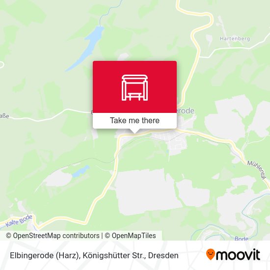 Карта Elbingerode (Harz), Königshütter Str.