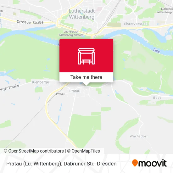 Карта Pratau (Lu. Wittenberg), Dabruner Str.