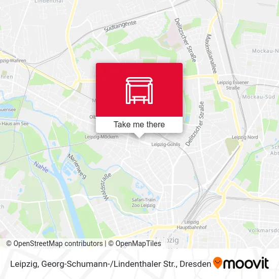 Карта Leipzig, Georg-Schumann- / Lindenthaler Str.
