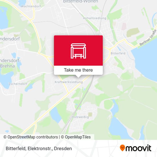 Карта Bitterfeld, Elektronstr.