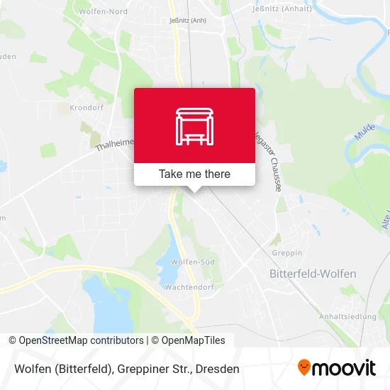 Карта Wolfen (Bitterfeld), Greppiner Str.