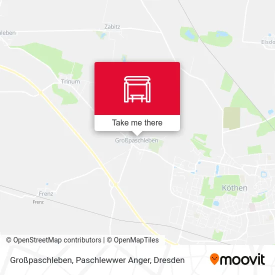 Карта Großpaschleben, Paschlewwer Anger