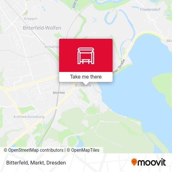 Карта Bitterfeld, Markt