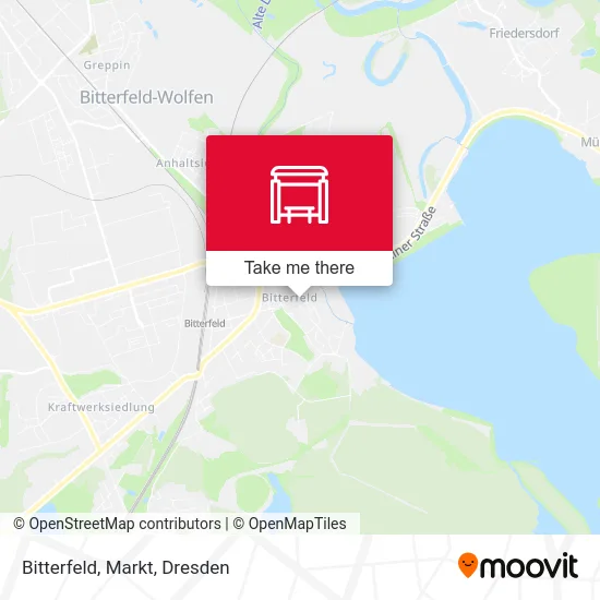 Карта Bitterfeld, Markt