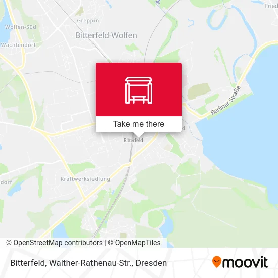 Карта Bitterfeld, Walther-Rathenau-Str.