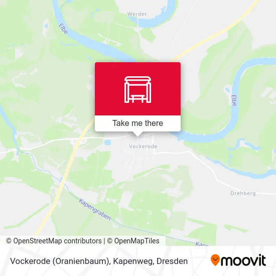 Карта Vockerode (Oranienbaum), Kapenweg