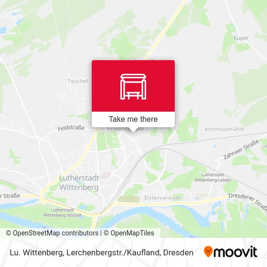 Карта Lu. Wittenberg, Lerchenbergstr. / Kaufland