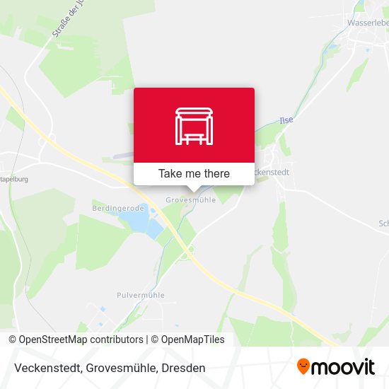 Карта Veckenstedt, Grovesmühle