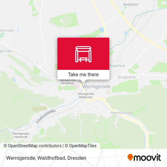 Карта Wernigerode, Waldhofbad